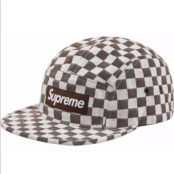 Supreme Other - ❗️Supreme 🔥🔥🔥 Checkboard Camp Brown Cap